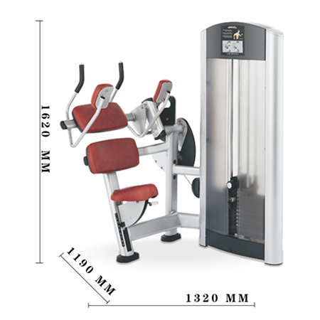8018坐式腹肌訓(xùn)練器